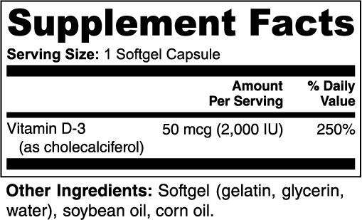Vitamin D3 2,000 IU (Member Pricing) - Image 6